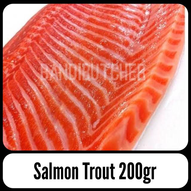 Ikan Salmon Atlantik Fillet Steak Murah / Ikan Salmon Premium Segar