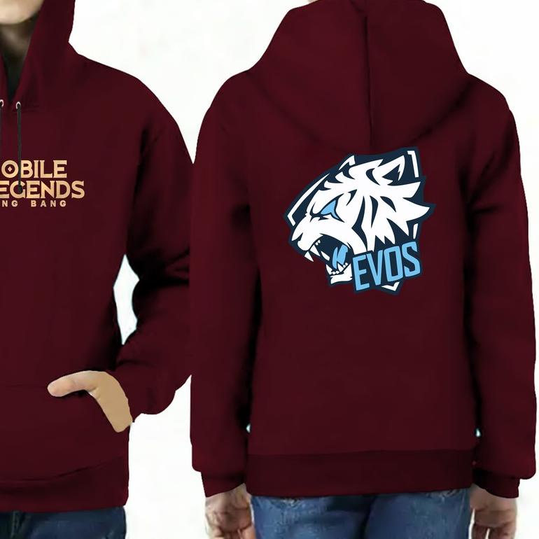 ☎ Hoodie Anak ML EVOS LEGEND - Jaket ML EVOS - Hoodie Mobile legend EVOS / Sweater ML EVOS 6-13 TAHU