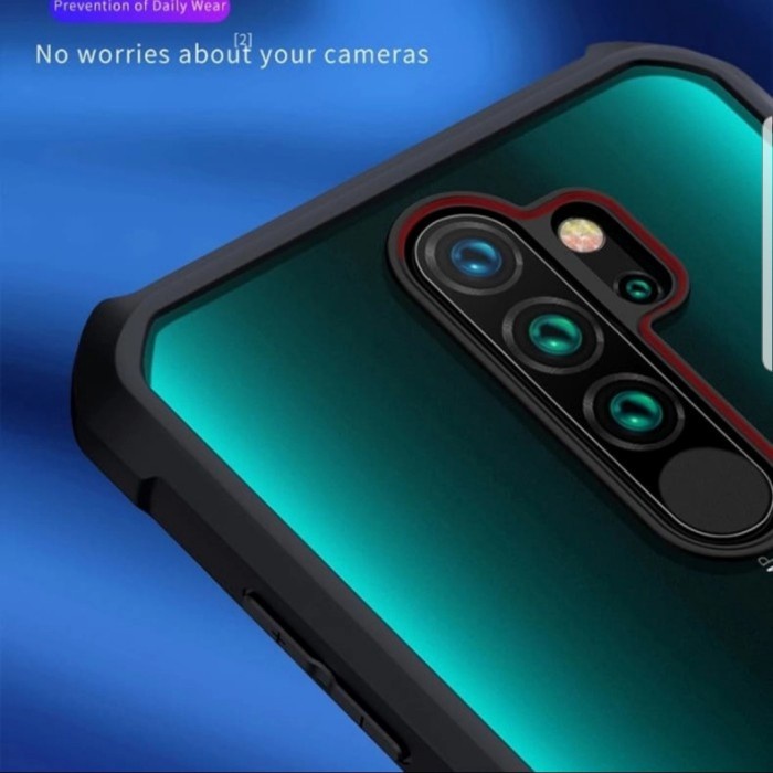 S/P- CASING CASE XIAOMI REDMI 9 SHOCKPROOF ARMOR TRANCASE SPARENT PREMIUM CASE SP