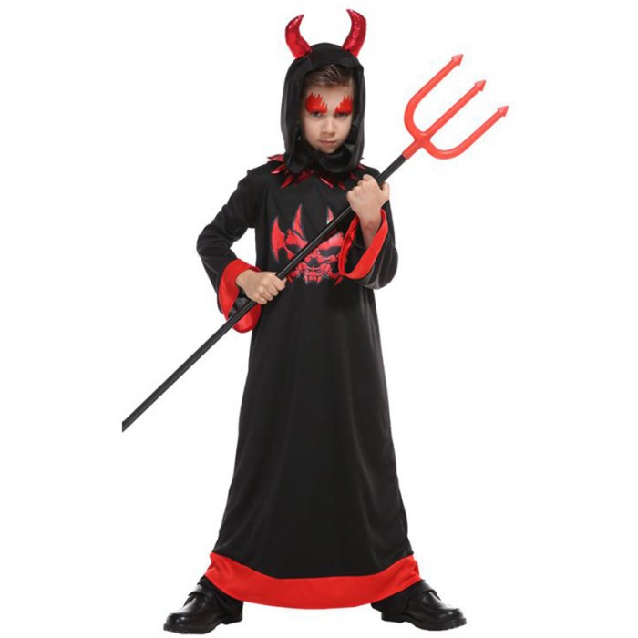 BLack DEVIL VAMPIRE toddler boy costume halloween kostum iblis anak