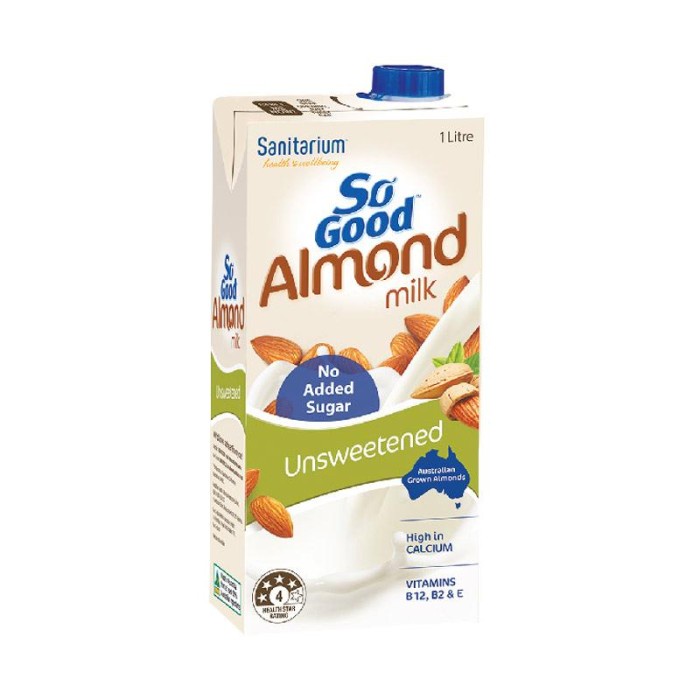 

Sanitarium So Good Almond Milk Unsweetened 1Litre