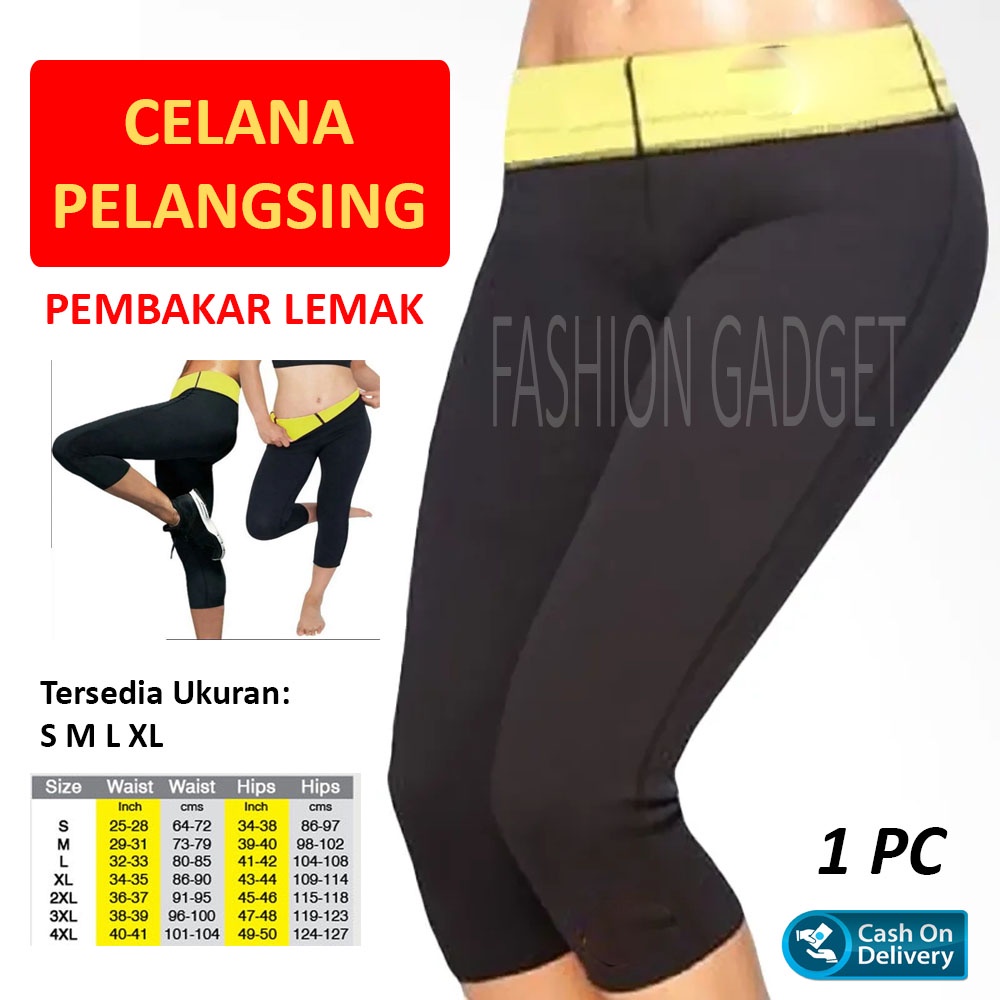 Korset CELANA PELANGSING PAHA dan PANTAT Pembakar Lemak Pembentuk Tubuh Pengecil Kaki Celana Senam Sport Slimming Pants Alat Pembakar Lemak PANTS Celana Fitnes Sport Alat Pelangsing Murah Bahan Nyaman Korset Pelangsing Celana 3/4