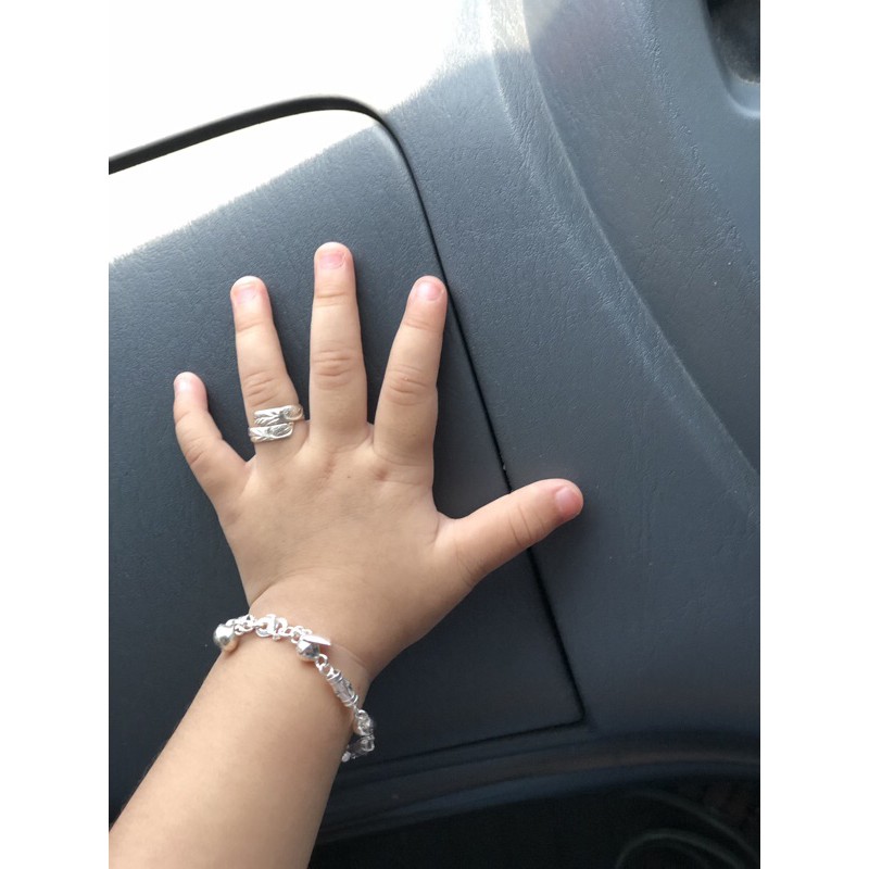 gelang Dan cincin anak perak 925