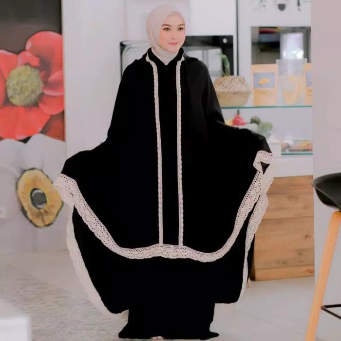 Mukena Baneska Maheera Black 2in1