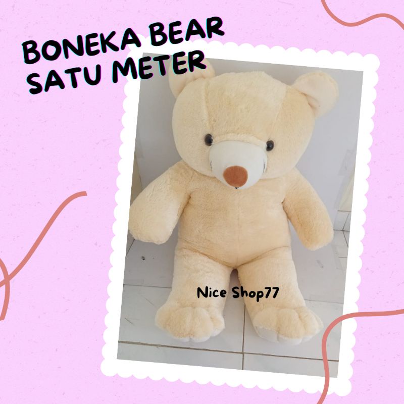 Boneka Bear satu meter / Boneka Jumbo / Bear Jumbo / Bear 100 cm