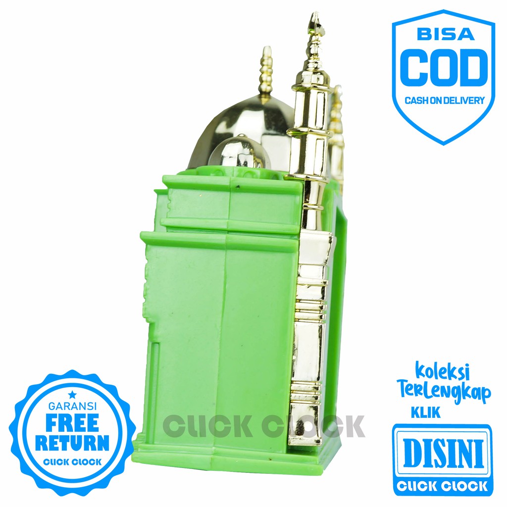 Jam Weker Bentuk Masjid Alarm Clock Unik Bagus Murah XD-307