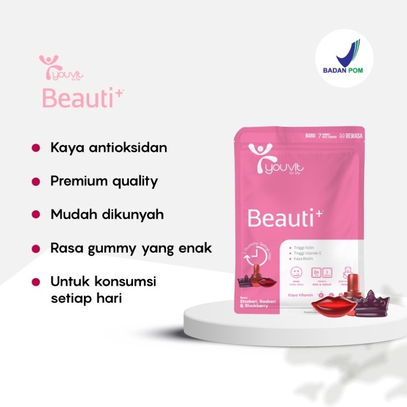 Youvit Beauti+7s dan Beauti+30s