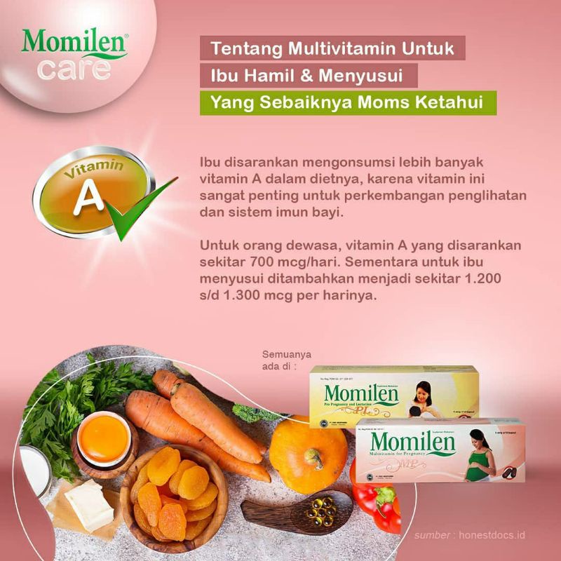 MOMILEN PL / Pro Pregnancy Lactation / Laktasi / DHA /Pelancar ASI / Nutrisi Otak