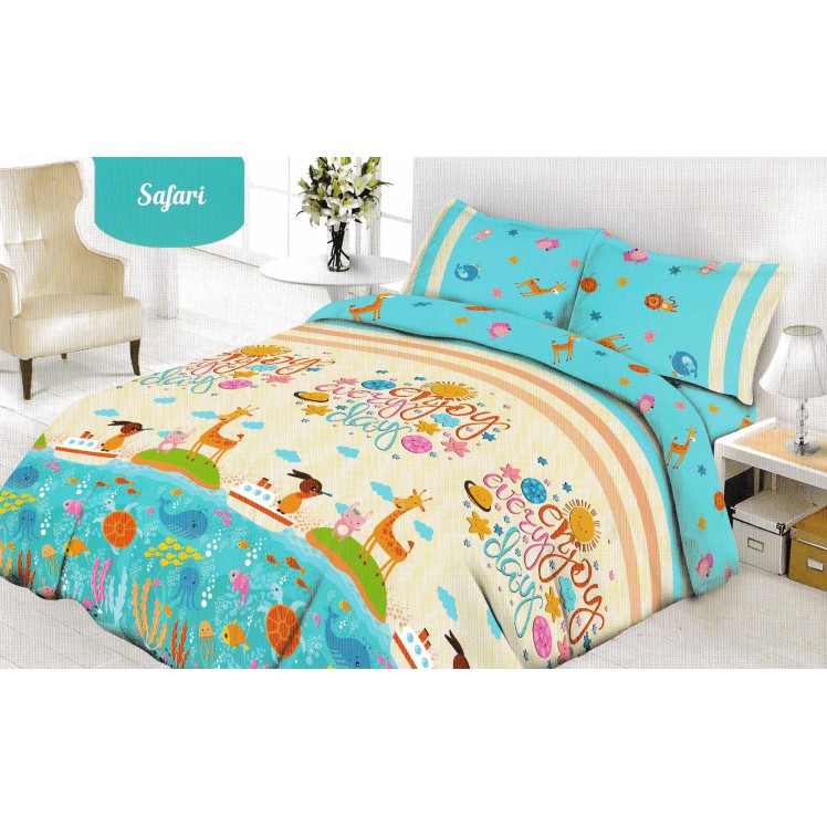 Sprei Rosana Vito Safari  Size King 180 x 200cm