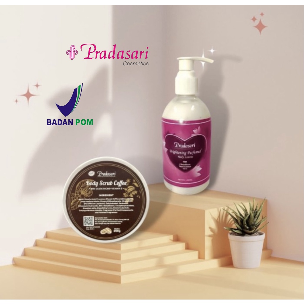 Paket Pradasari Body Lotion X Lulur Kopi