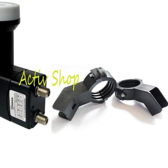 ✲ Venus LNB Ku Band 2 Output Plus Bracket ☚