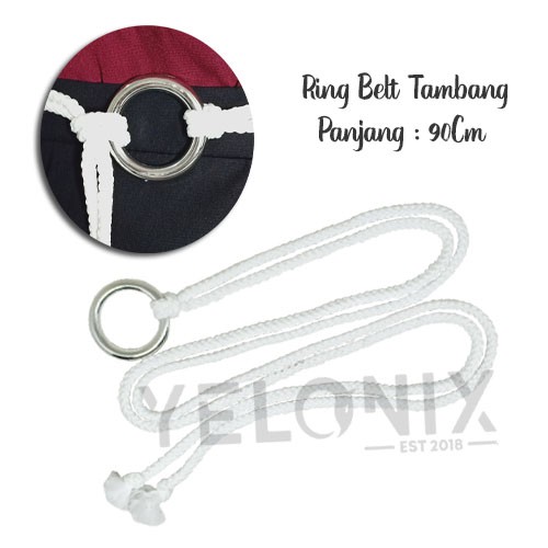 YELONIX - Ikat Pinggang Wanita Ring Belt Tali / Gesper