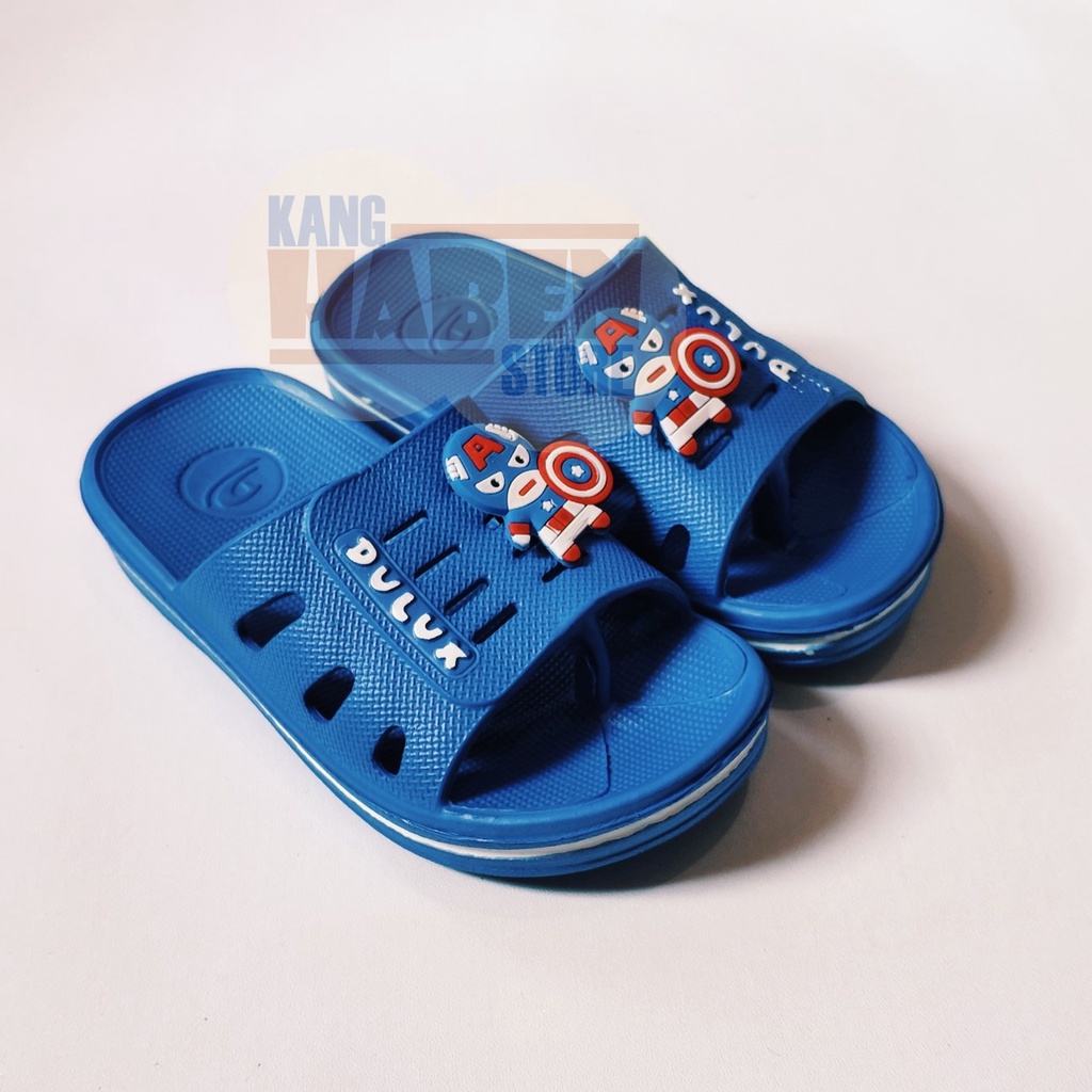 Habenkids Sandal Jepit Kokop Anak Laki laki Karakter Captain Lucu dan empuk 269DCAP