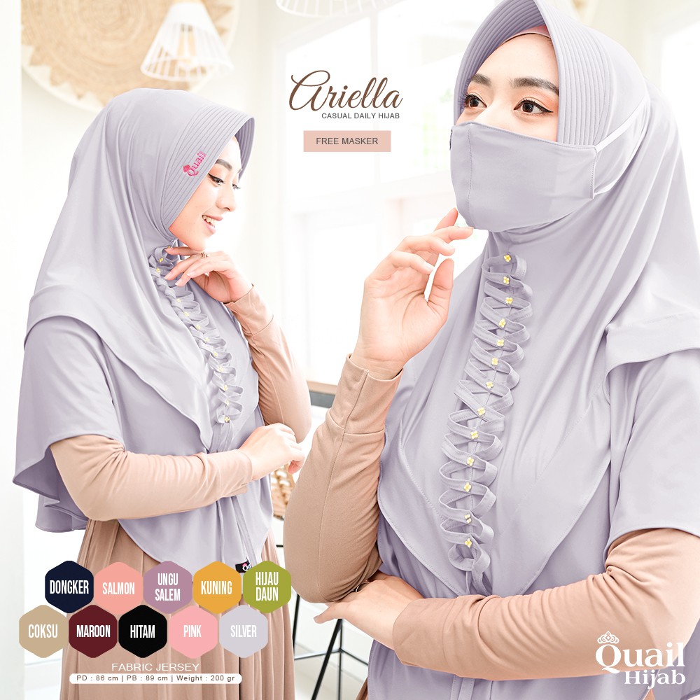 Quail Hijab - ARIELLA DAILY HIJAB INSTAN