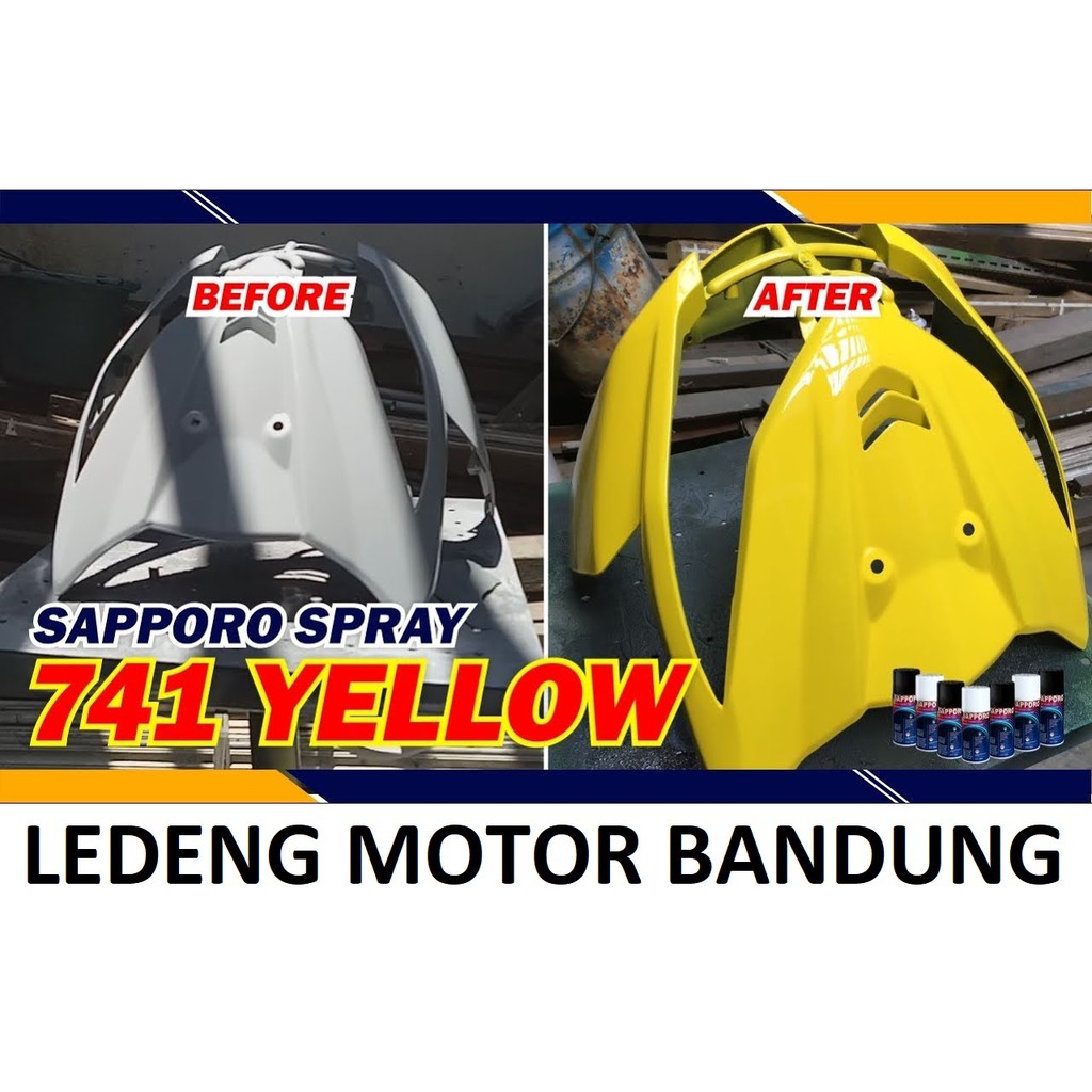 Sapporo 741 Yellow Cat Semprot Aerosol Saporo Kuning Standar