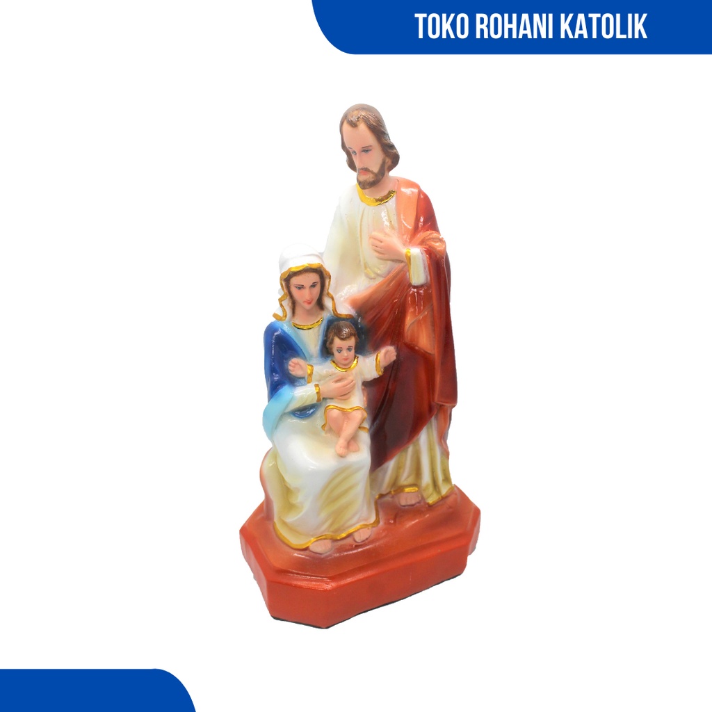 PATUNG KELUARGA KUDUS 30 CM / PATUNG KATOLIK / PATUNG YESUS MARIA YOSEF / PATUNG SANTO YUSUF / PATUNG BESAR