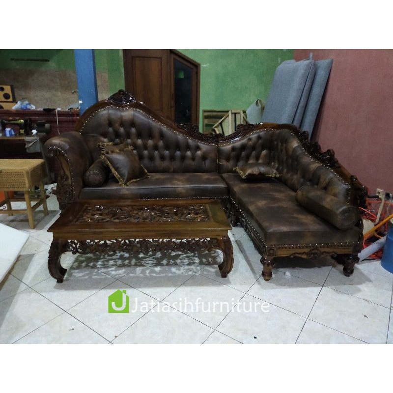 JAF Cleopatra L Sofa Set Ketapang