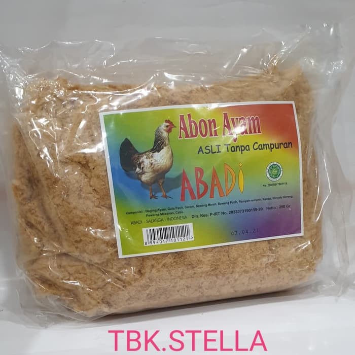 

ABON AYAM ABADI MANIS / PEDAS 1 KG