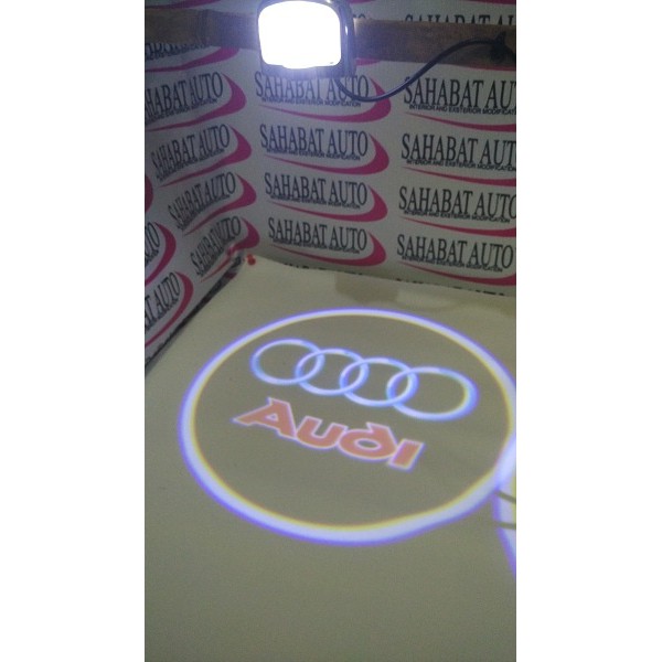 Lampu Led Pintu Logo Audi