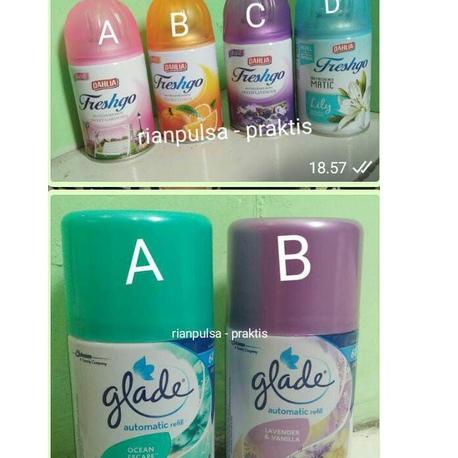 ☇ PROMO FLASH SALE REFILL ISI ULANG Glade Stella Pengharum Ruangan Vanilla Lavender Ocean Escape Gle