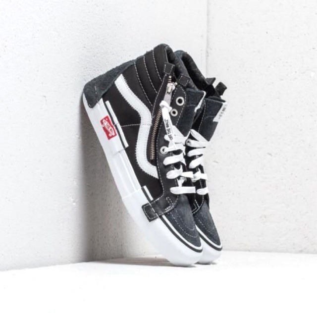 Jual Sepatu vans sk8 hi cut and paste black white | Shopee Indonesia