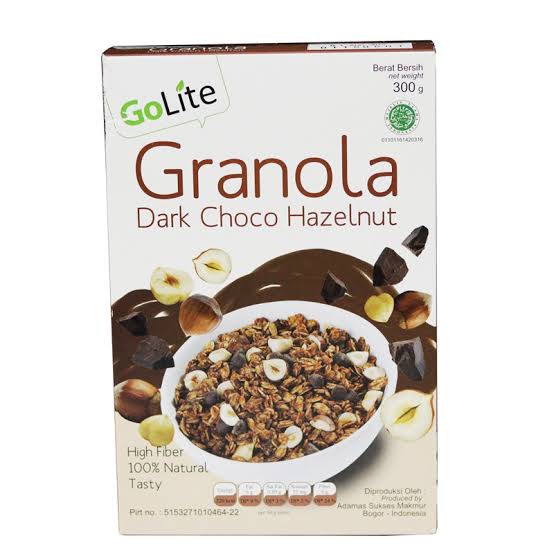 

GOLITE GRANOLA DARK CHOCO HAZELNUT 300GR