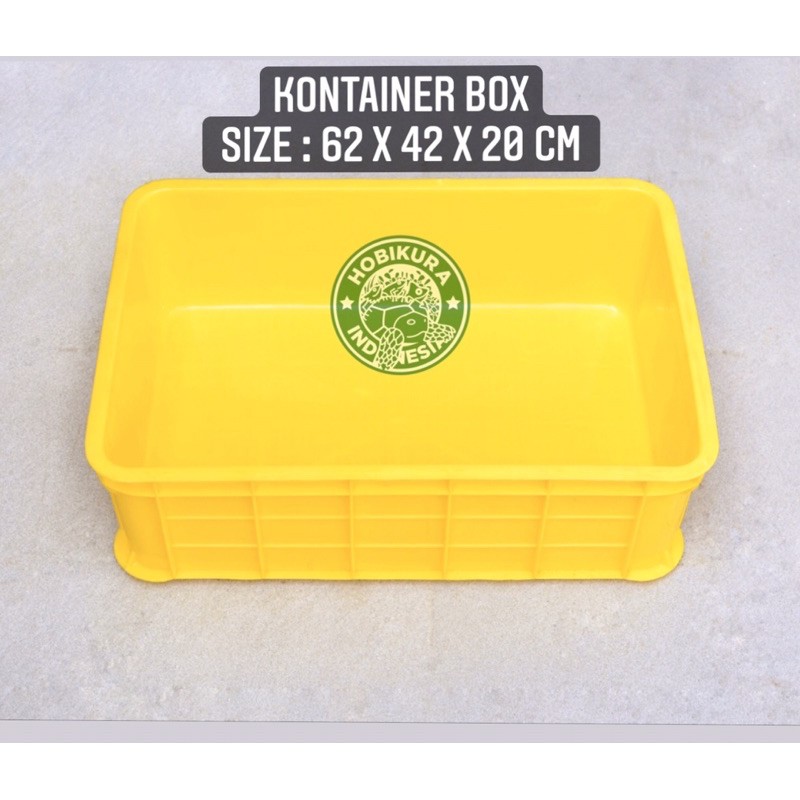 Kontainer Box 62 x 42 x 20 cm / Kandang Kura - Kura Darat / Tortoise / Sulcata / Pardalis