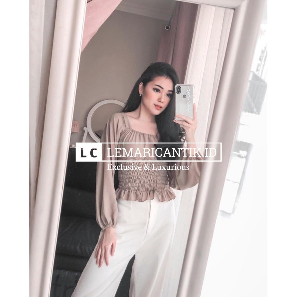 BLOUSE // BAJU SABRINA JUMBO | BAJU SABRINA WANITA | ATASAN WANITA JUMBO | BLOUSE BIG SIZE | BLOUSE 