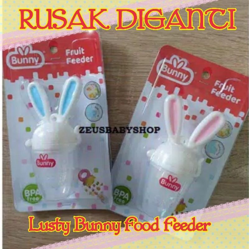 LUSTY BUNNY EMPENG BUAH BENTUK KELINCI FOOD FEEDER AFF0001 BEST SELLER