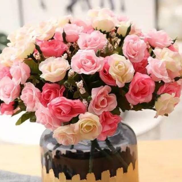 Bunga mawar hias artificial model AMELIA artificial roses Bunga mawar hias artificial model AMELIA artificial roses