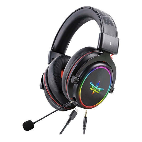 Headset NYK Nemesis HS-E11 HSE11 Stellar RGB - Gaming Headset - Resmi