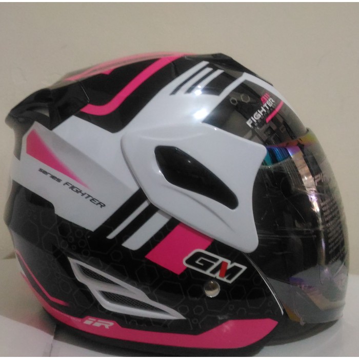 HELM GM FIGHTER 911 WHITE / PINK