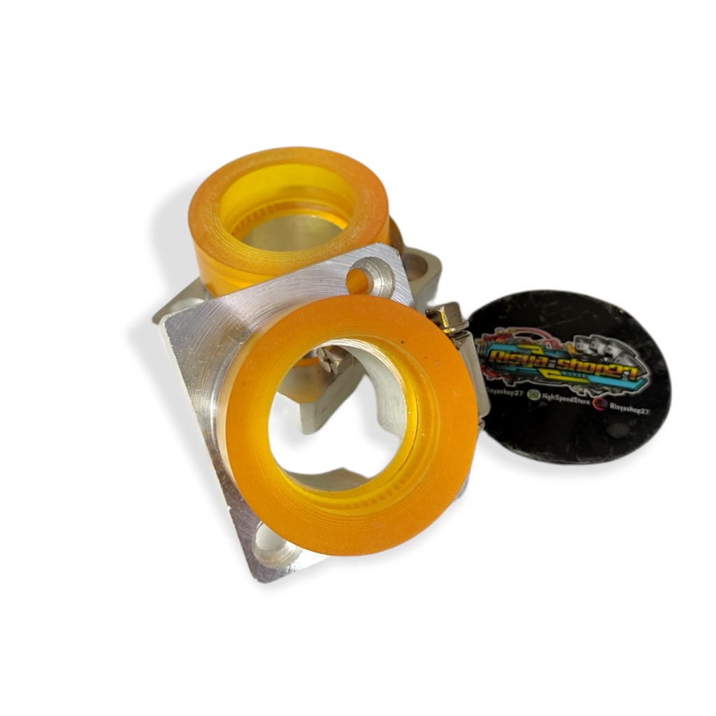 Manipol manifold satria Fu Raider teflon cnc karbu 26 28 32 33 34 mm