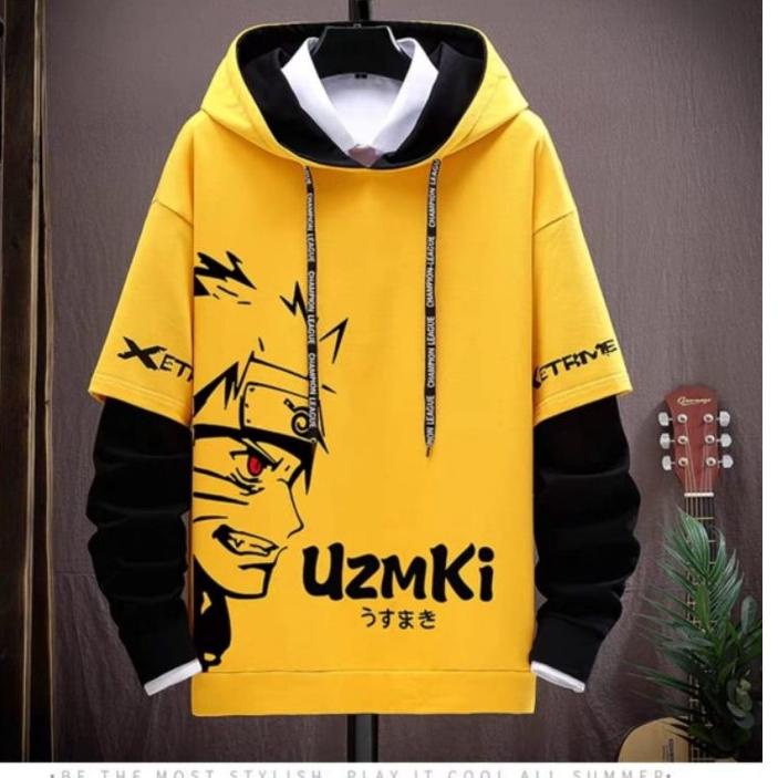Stok Terbatas HOODIE SWEATER UZUM NARUTO HOODIE JUMPER PRIA ANIME HOODIE ANIME JAKET NARUTO TERBARU 