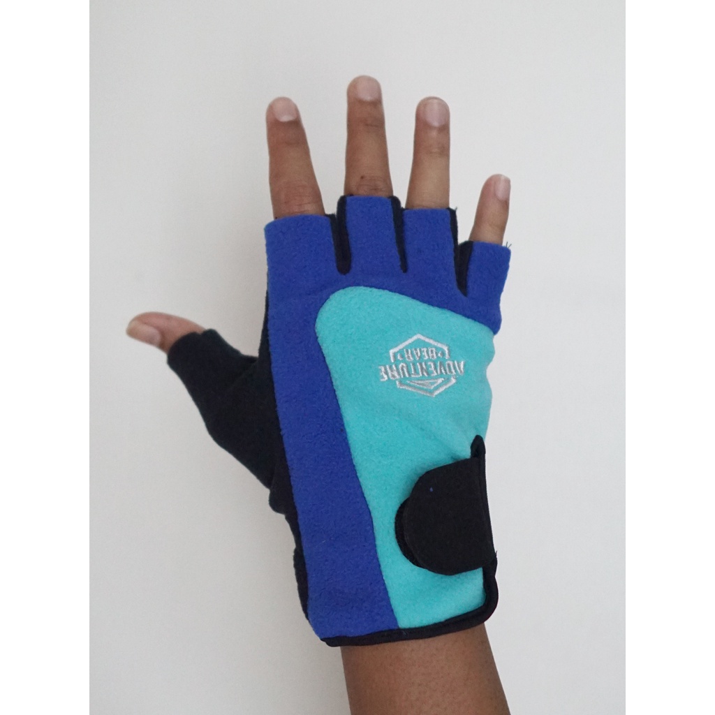 GLOVE sarung tangan gunung pendek setengah jari adventure gear polar