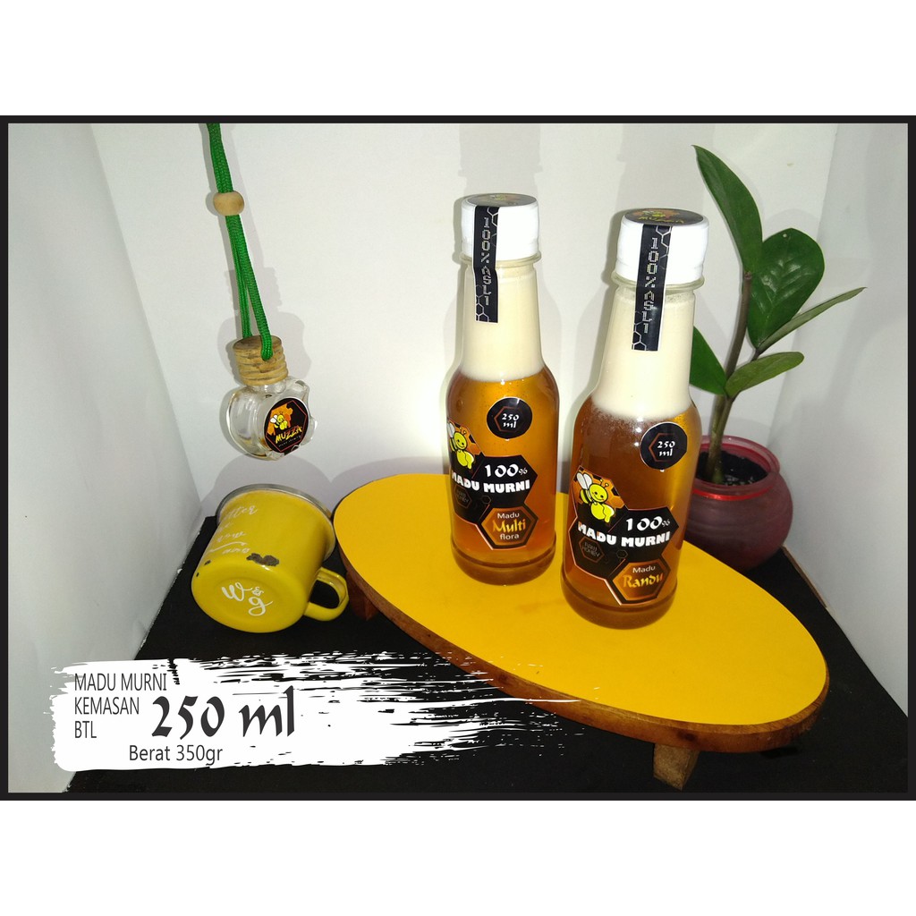 

KEMASAN 250 ML (350gr) | MADU LEBAH ASLI | RAW HONEY