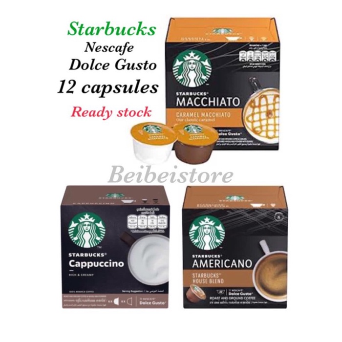 

Kopi - Ndg Nescafe Dolce Gusto Starbucks Coffee Capsules Kapsul Kopi Caramel