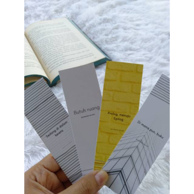 

12 PCS PEMBATAS BUKU KATA-KATA (BY REQUEST)