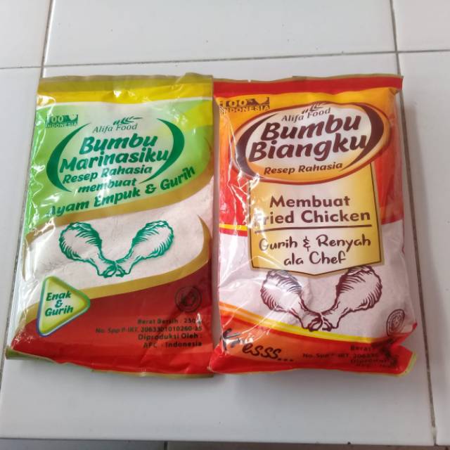 

Rahasia keriting (bumbu biang dan marinasi)