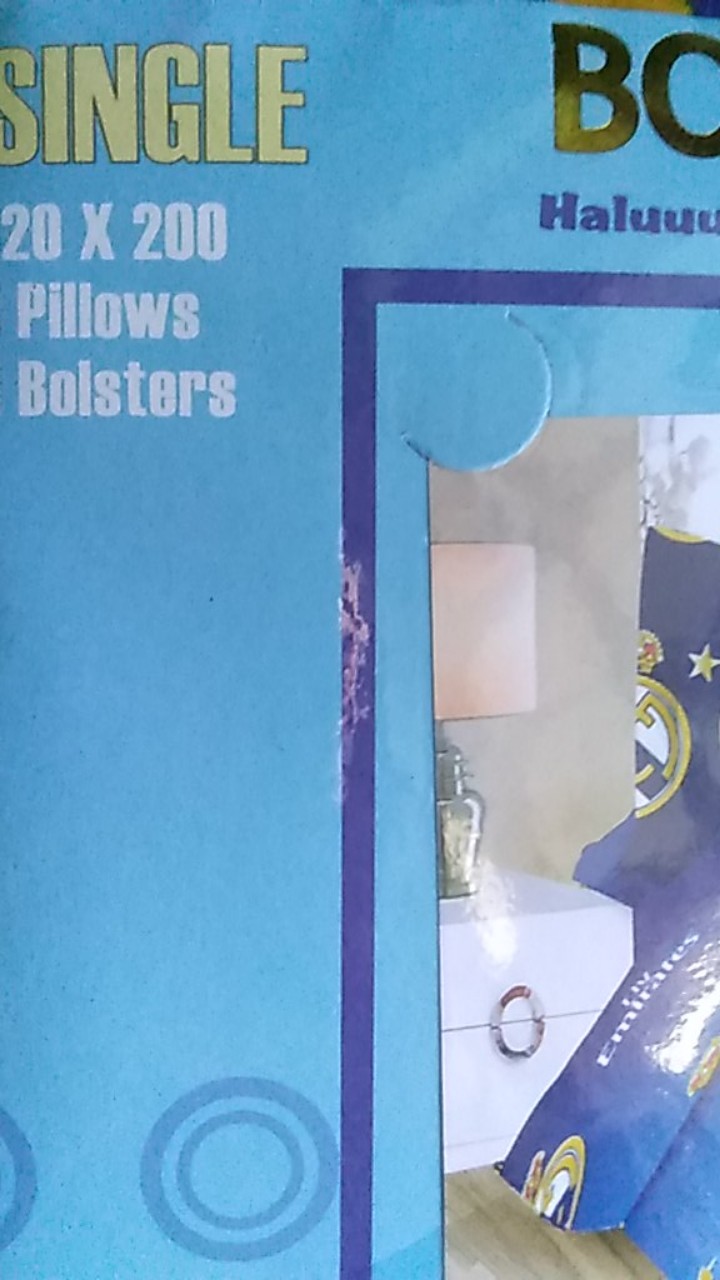 [ Bisa Cod ] Sprei / Seprai Bonita 3d Disperse Motif R. Madrid