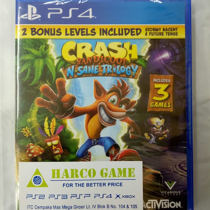 crash bandicoot n sane trilogy psp