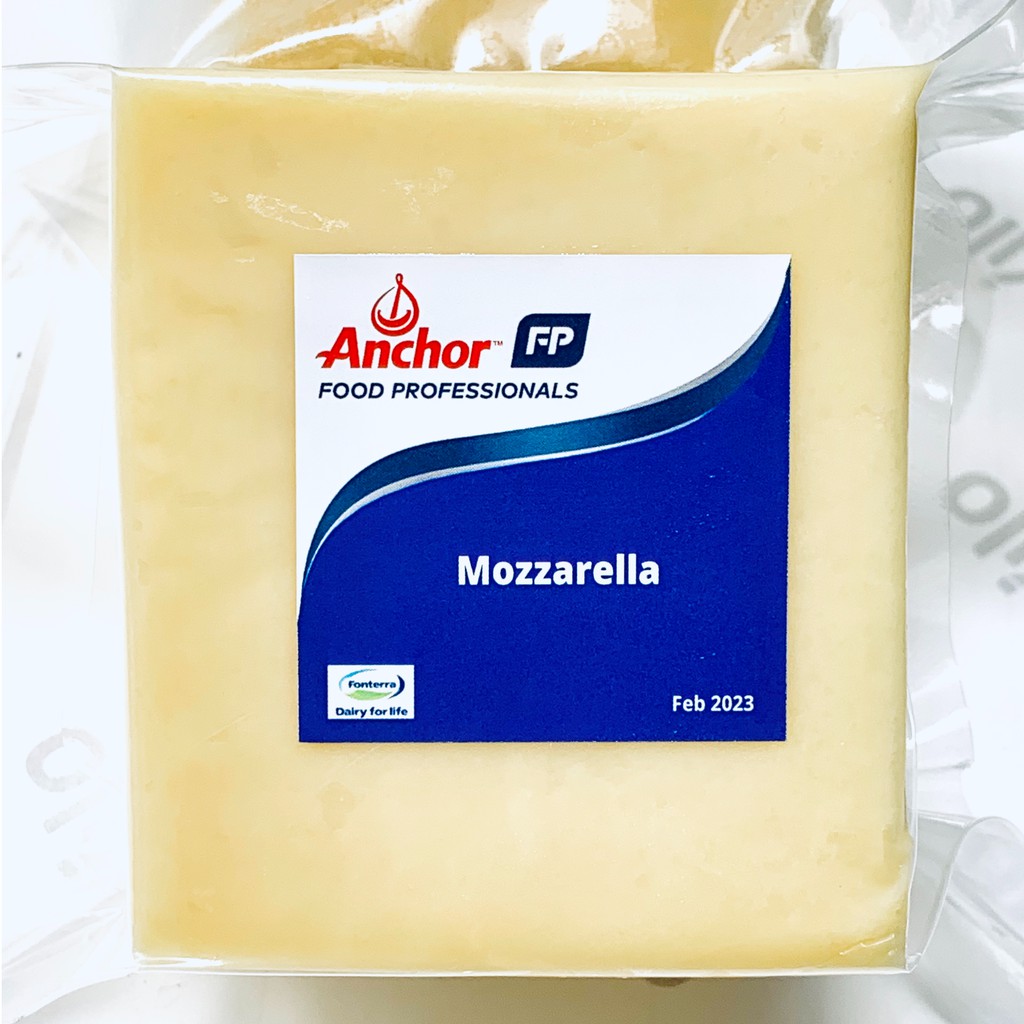 

Anchor Mozzarella Cheese Block 500gr Keju Mozarella original, halal, BPOM