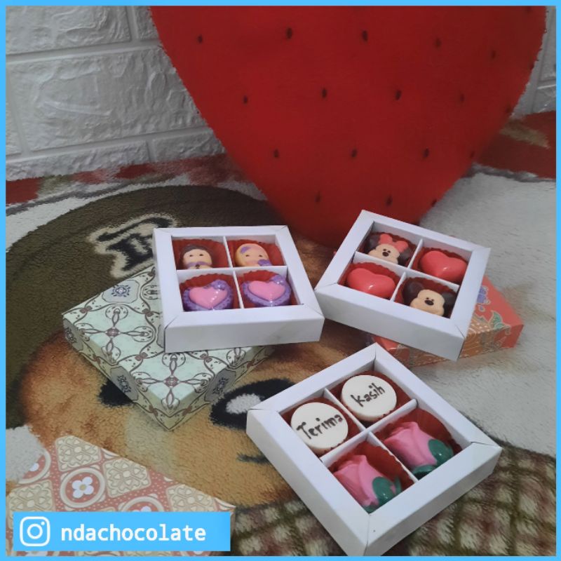 BINGKISAN ULANG TAHUN/COKLAT HURUF/COKLAT CUSTOM ( MIN 5 BOX )