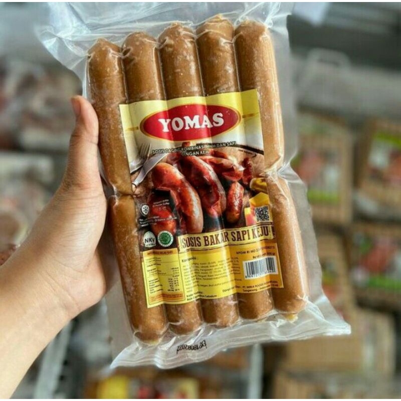 

Sosis Bakar Sapi Keju Yomas isi 10