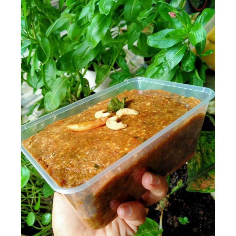 

SAMBEL PECEL KACANG METE +KACANG TANAH MIX SULTAN asli wonogiri 1 KG