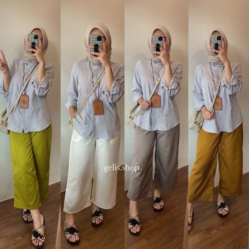 KULOT WANITA PREMIUM/ABEL KULOT/KULOT DRILL/CELANA KULOT WANITA/CELANA KERJA/KULOT JEANS