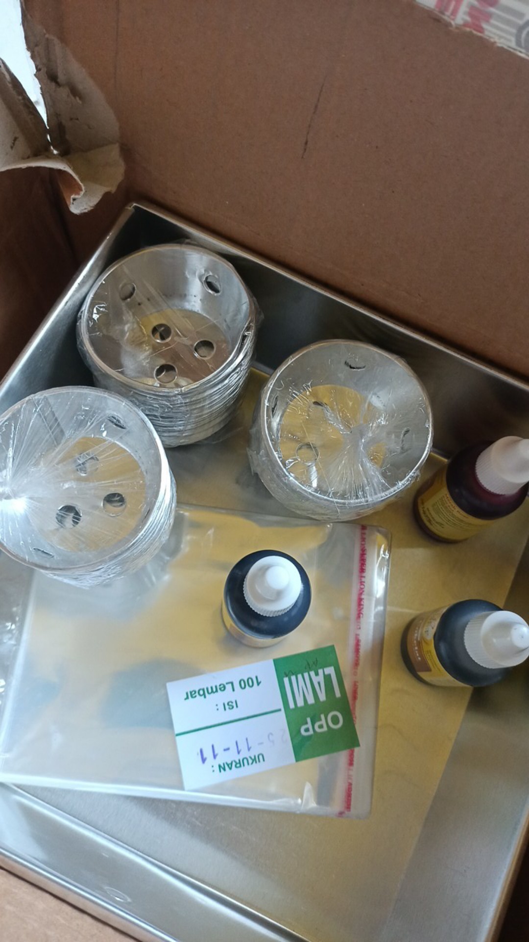 Cetakan Bolu Kukus Pendek @12pcs