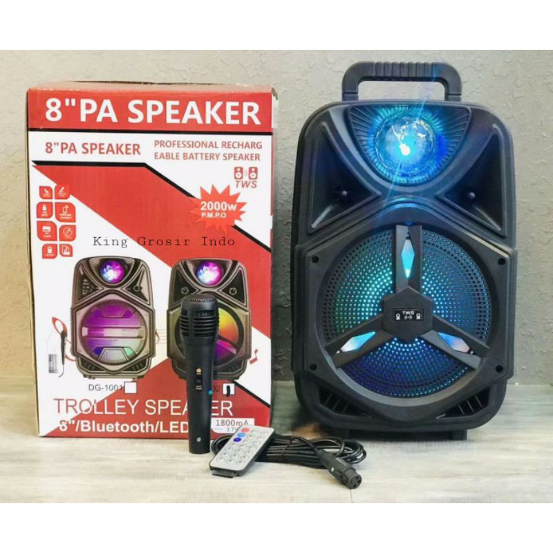 Speaker Bluetooth Jumbo Tipe DS-1002 ( Remote Kontrol , Plus Mic )