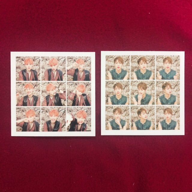 bts hyyh pt. 1 photocard pc [suga / yoongi & jin]