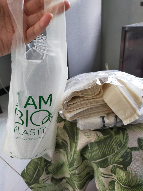 Kantong Singkong Cassaplast Tshirt Bag Single Pack